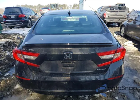 2021 Honda Accord Sport из США, поврежденный, VIN 1HGCV1F3XMA071021